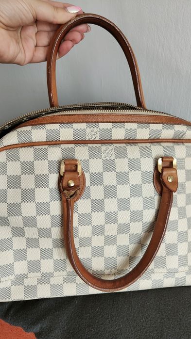 Torebka LV rączki ze skóry naturalnej