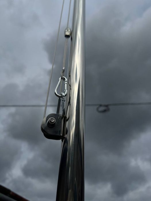Флагшток нержавійка від 3 до 4 метрів з роликами та без