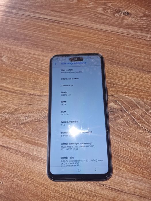 Smartfon  nowy nie używany