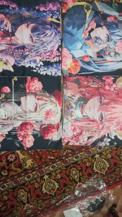 Аніме наволочки Genshin impact