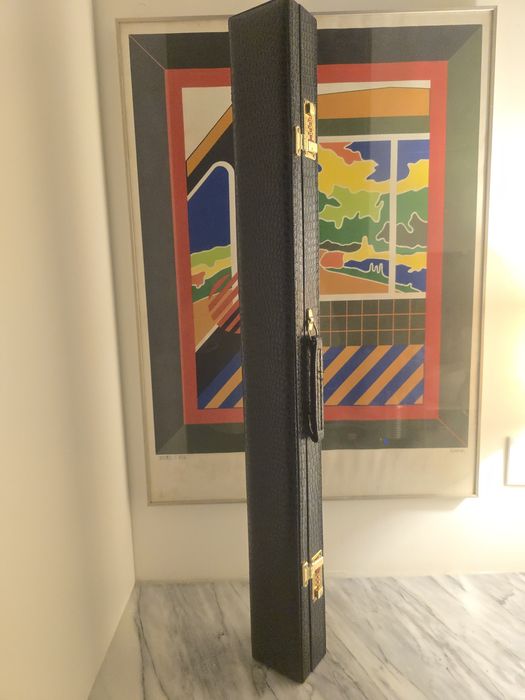 Taco de snooker com mala em pele