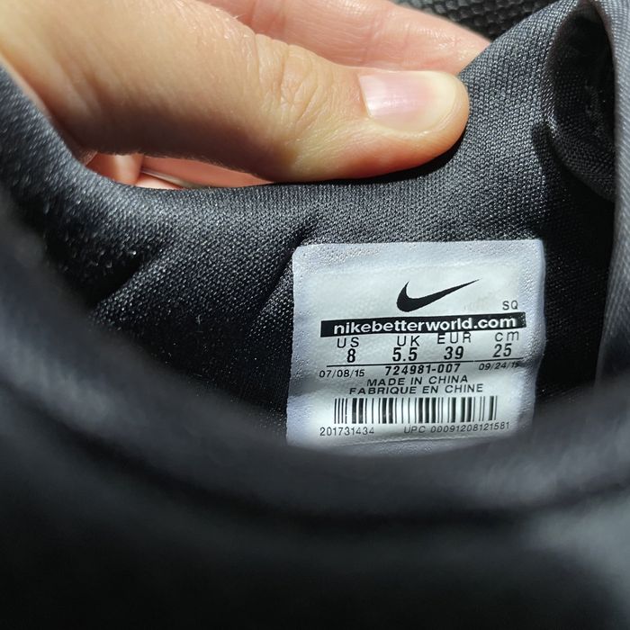 Nike Air Max czarne białe unikat buty sportowe 39