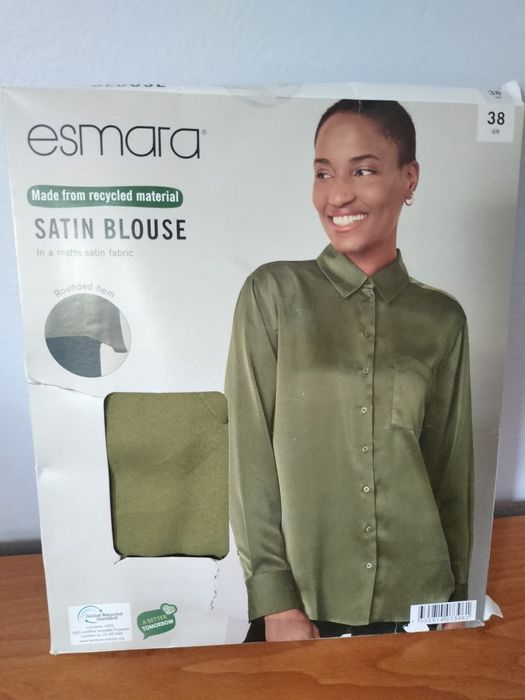 Bluzka satynowa damska Esmara, rozm. 38