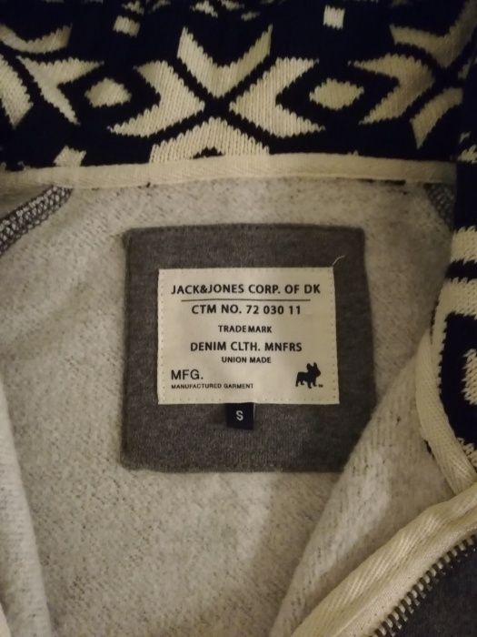 bluza JACK&JONES CO. s m 36 38 bluza z kapturem 36 38 s m