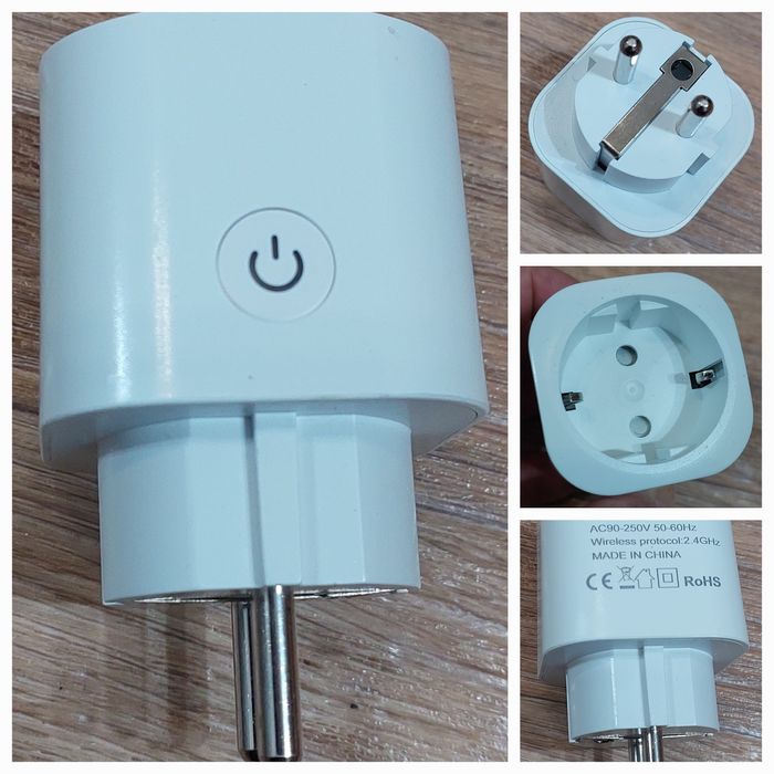 (НОВЫЙ) Умная wi-fi розетка Power monitor 20A