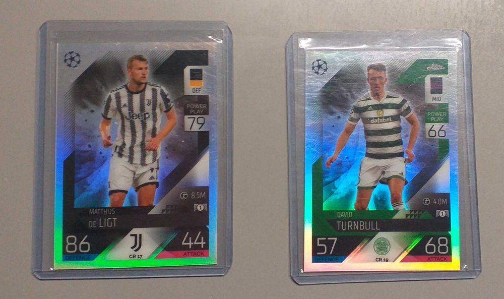 Set 10 cartas Match Attax 22/23 Chrome Preview (Edição Cromada)