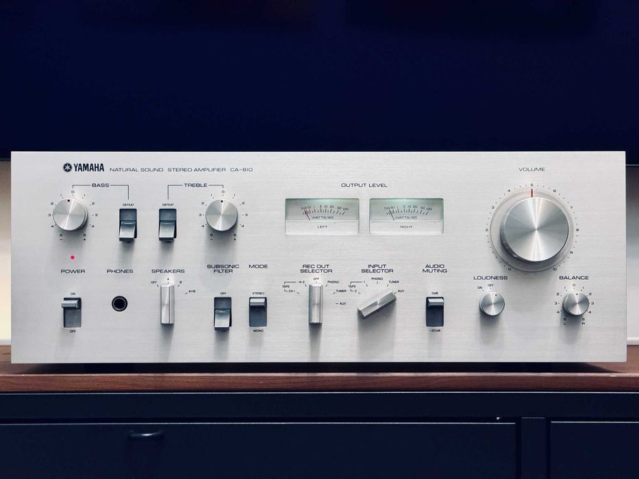 ‼️ Легендарный усилитель Yamaha CA-610 — винтажный Hi-Fi, стрелки