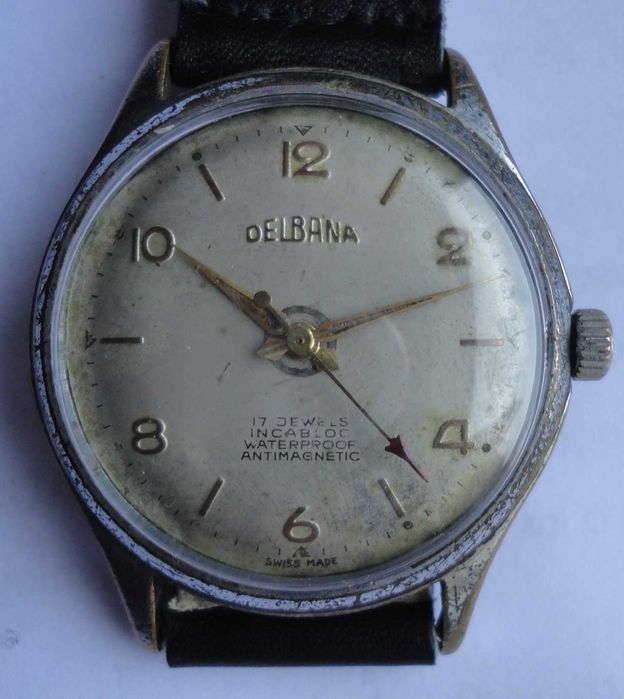 DELBANA Męski Zegarek Duża Linia 36 mm.