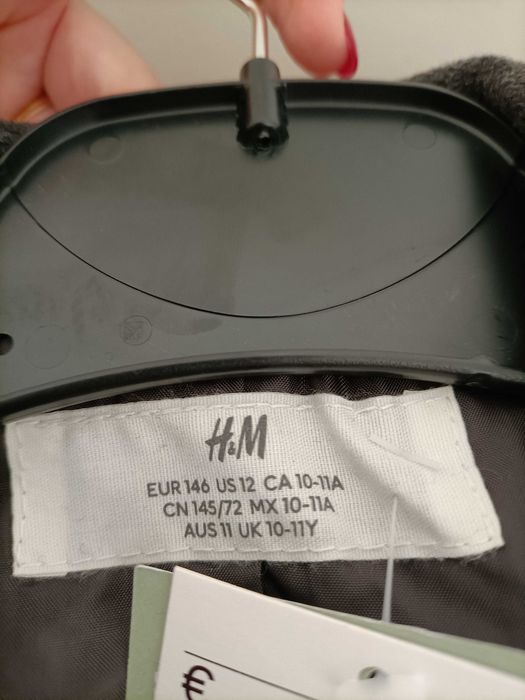 Sobretudo menino 10-11 anos novo h&m