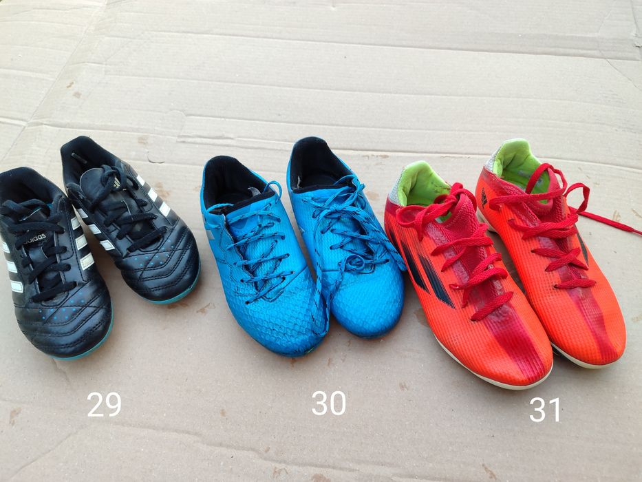 Копачки, буци, бампи, сороконіжки Adidas 29, 30, 31