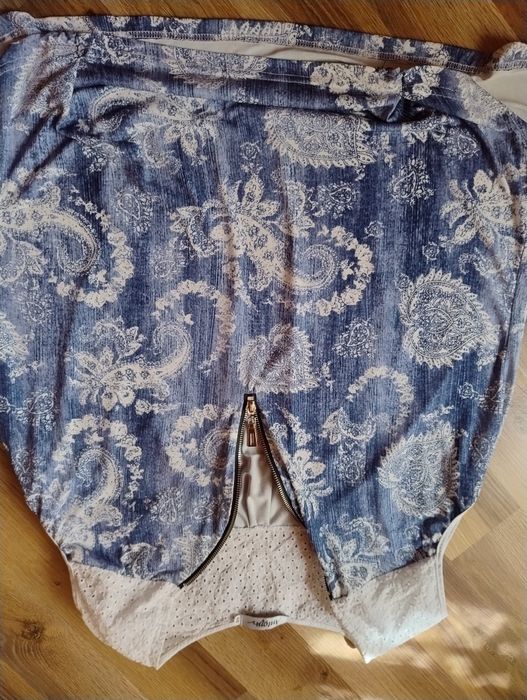 Bluzka dłuższa damska XXL elegancka