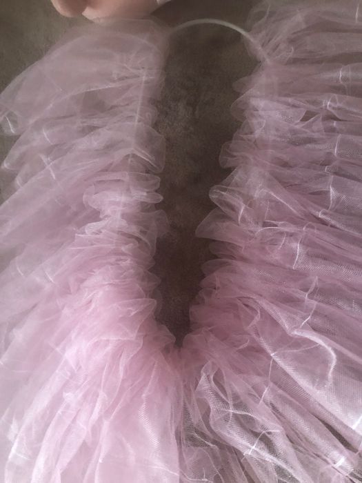 Балдахін на ліжечко рожевий