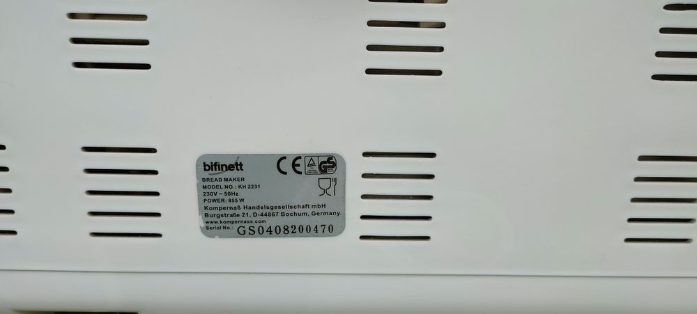 Máquina de fazer pão