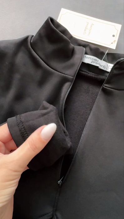 Жіночий корсетний комбінезон на флісі