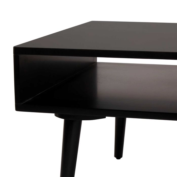 Stół Stolik kawowy Leona 115x60x40cm czarny matowy MDF