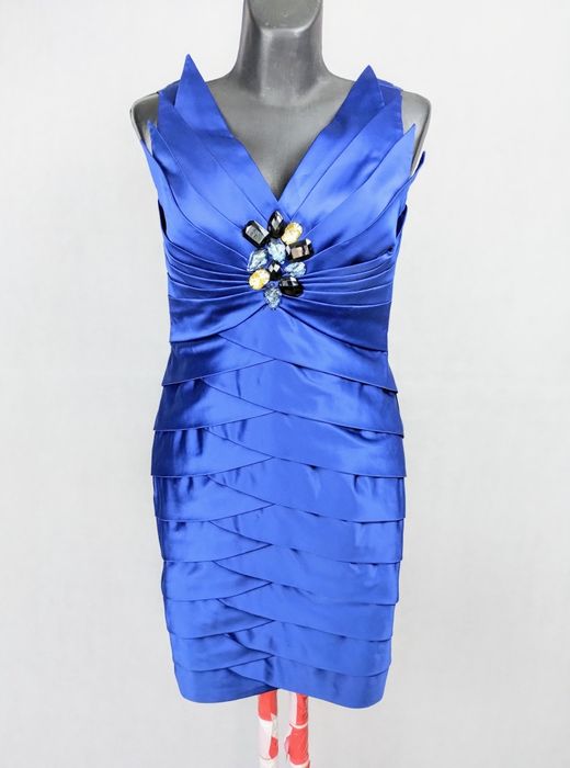 Niebieska letnia sukienka damska unique rozmiar M