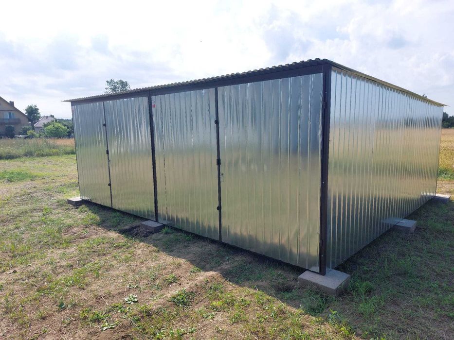 Garaż blaszany Blaszak 3x5 3x6 4x5 4x6 PROMOCJA garaże WZMOCNIONE producent