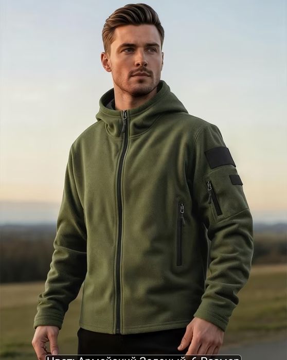 Флиска тактическая 3XL, темно синего, защитного, мультикам цвета.