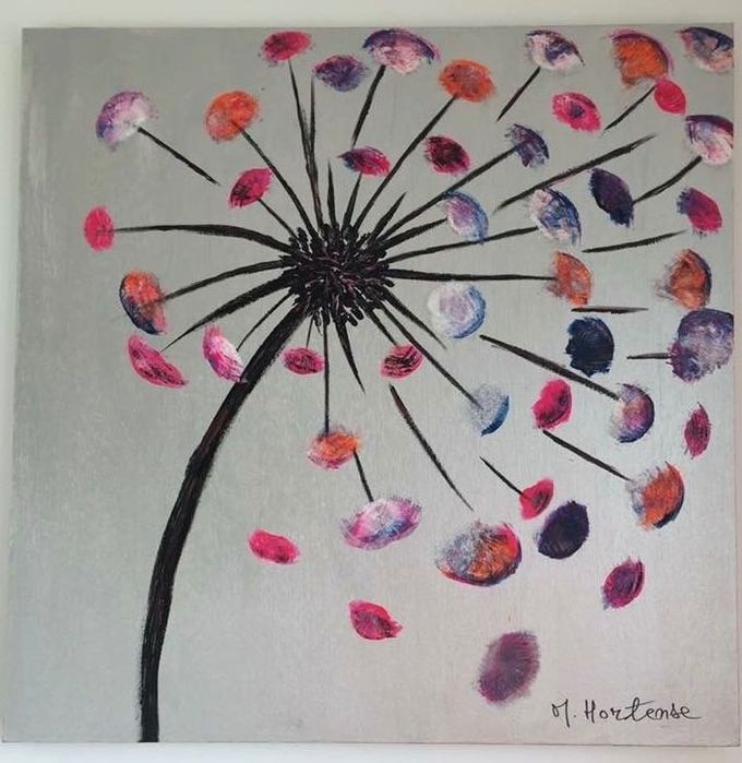 Quadro pintado a mão