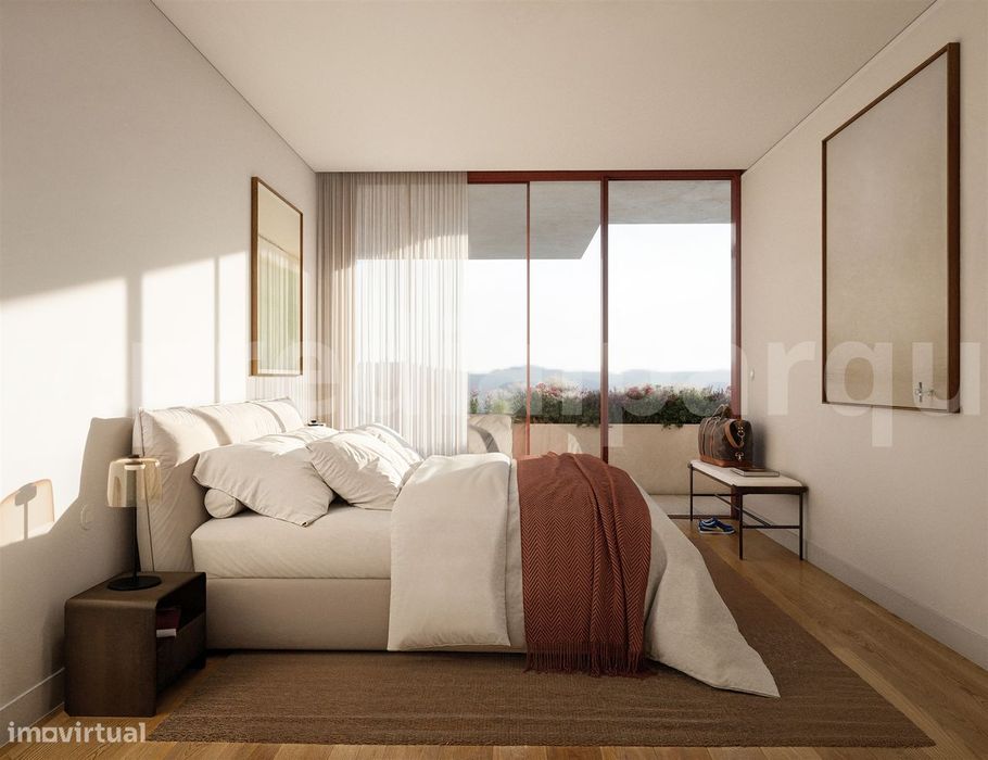 Apartamento T1 com terraço com 30 m2, Freixo