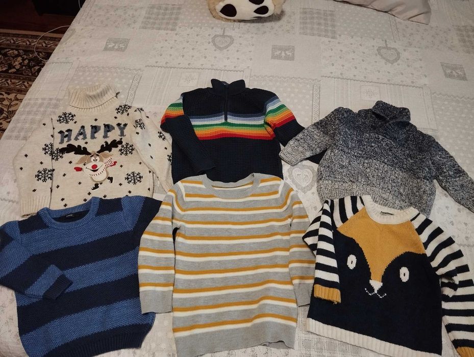 Одежда для мальчика 2-6 лет - худи, свитера, флиски, водолазки.