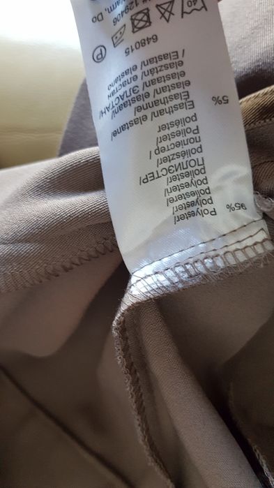Spodnie w kant wizytowe biurowe rozm S