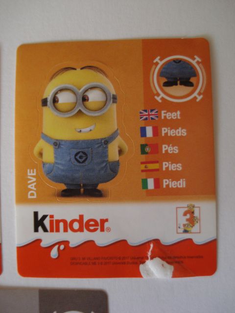 Autocolantes Kinder