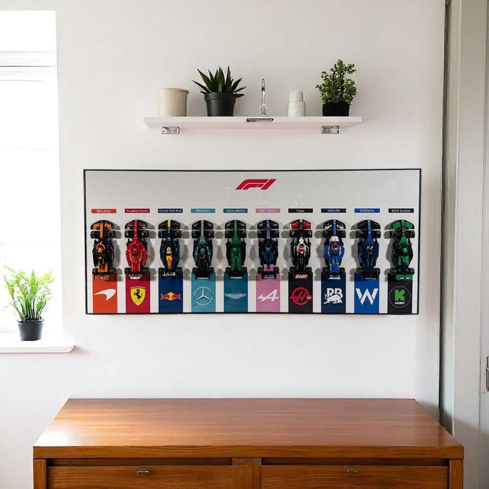 Рамка 50x115см для Всіх Десяти LEGO 66802 Speed Champions F1 2024