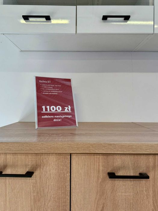 meble kuchenne, zestaw 2m, 6 szafek + blaty, WYPRZEDAŻ