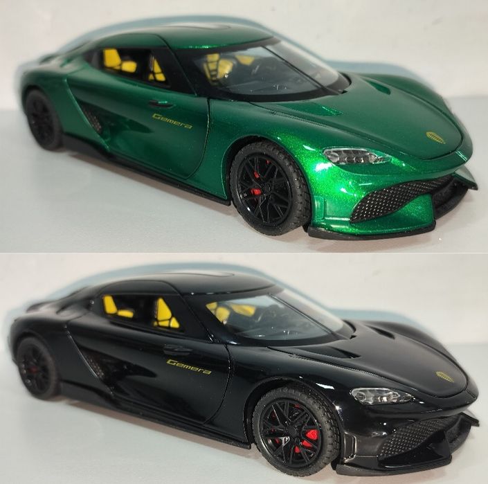 Koenigsegg Gemera GT модель 1:24 Металлическая звук свет
