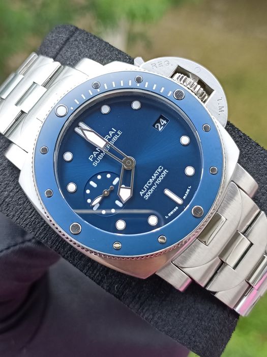 Panerai Submersible Blu Notte Blue Dial 42mm/ Gwar. do 2029r
