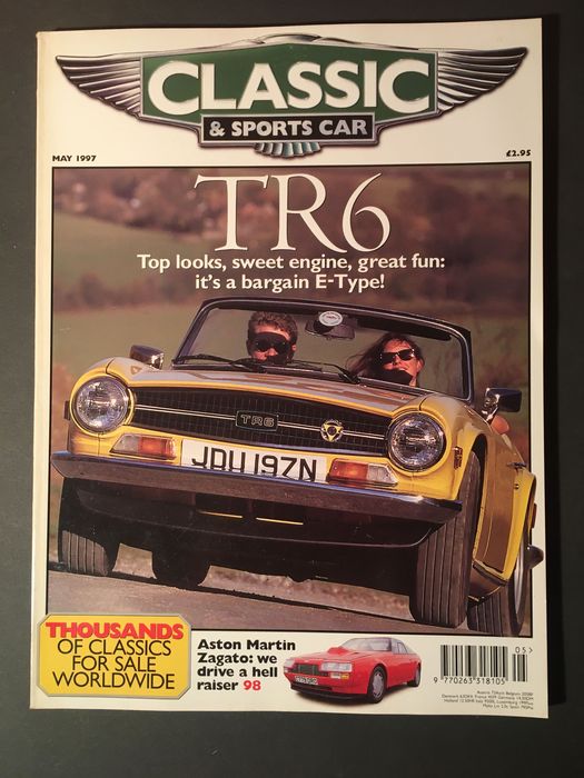 TRIUMPH - 4 revistas - 3 Classic & Sports Car - 1 Topos & Clássicos