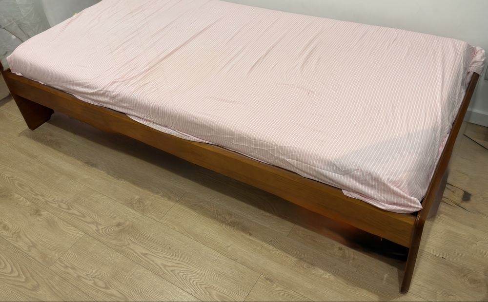 Estrutura cama madeira + estrado 90x140