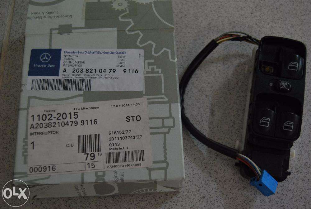 Comando vidros Mercedes