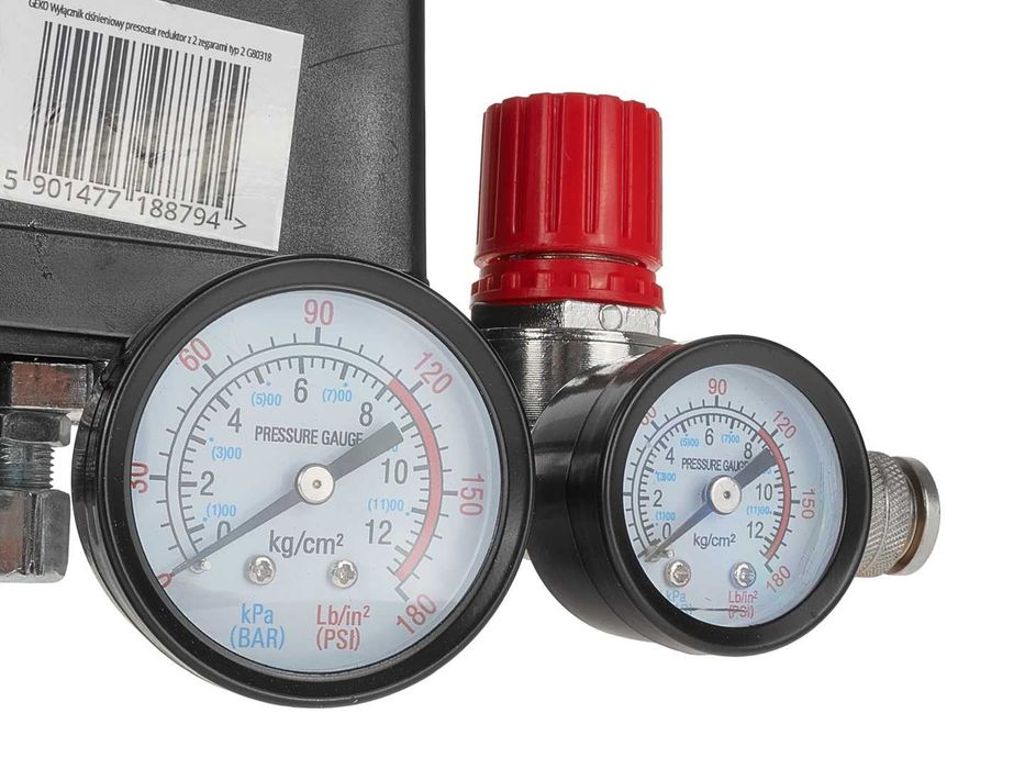 Wyłącznik ciśnieniowy presostat reduktor z 2 zegarami typ 2  21111