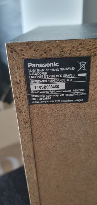 Sistema som Panasonic SA-PT480