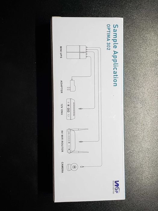 Мини UPS ДБЖ для роутера, оптики, видеонаблюдения WGP 302 13500mAh
