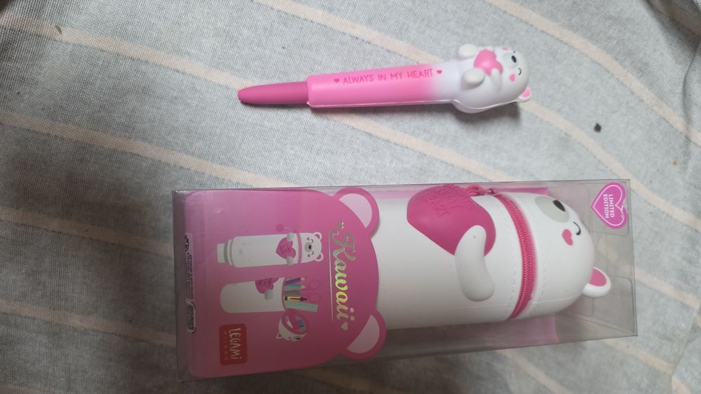Estojo legami e caneta squezze descontinuado