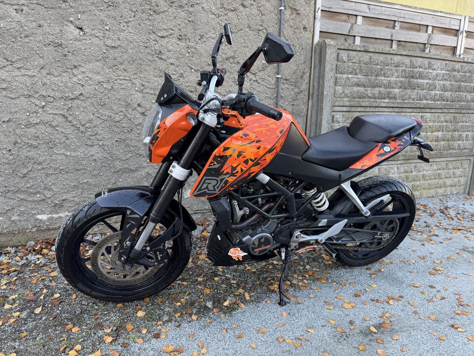 Ktm Duke 125 Kat B lub A1 Radical Dużo dodatków Niemcy