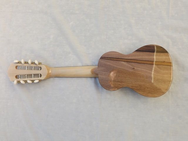 Cavaquinho de 8 cordas de meio tampo