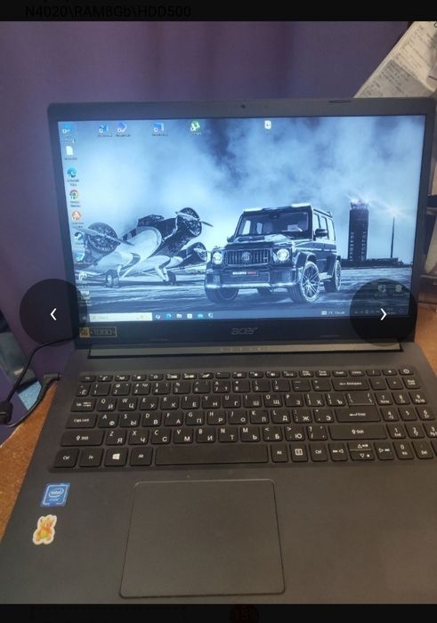 Ноутбук ACER N19H1\Intel Celeron N4020\RAM8Gb\HDD500