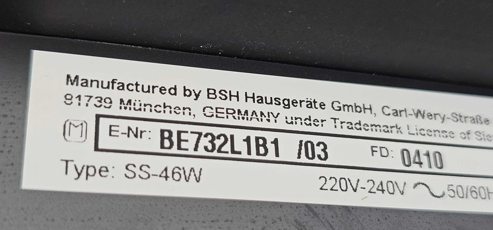 Microondas SIEMENS IQ700 - BE732L181 -  NOVO