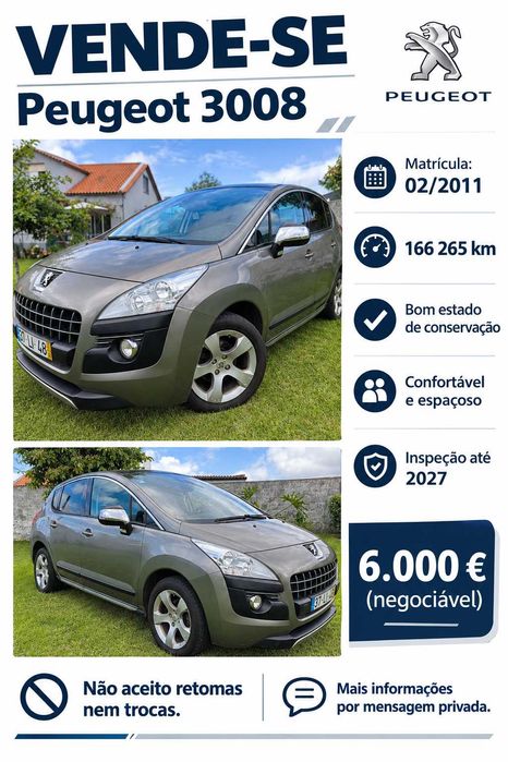 Peugeot 3008 novo preço