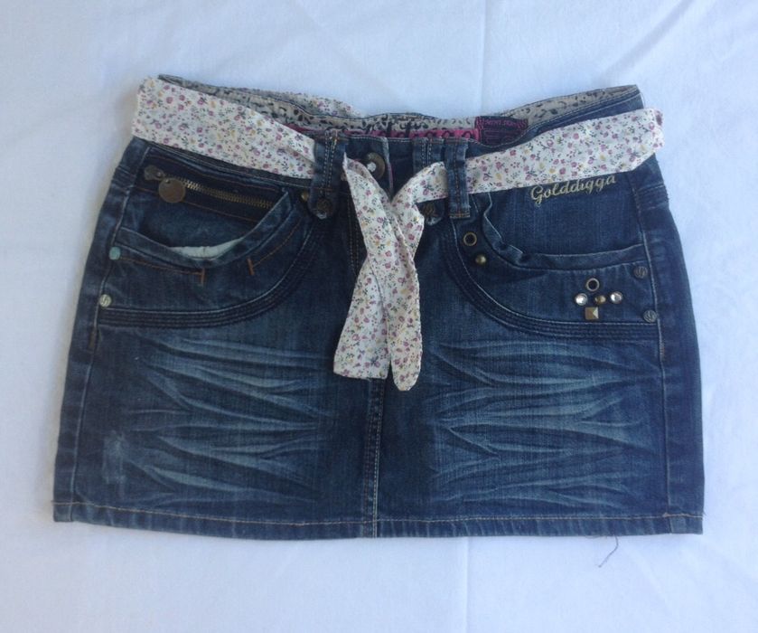 Джинсовая юбка./