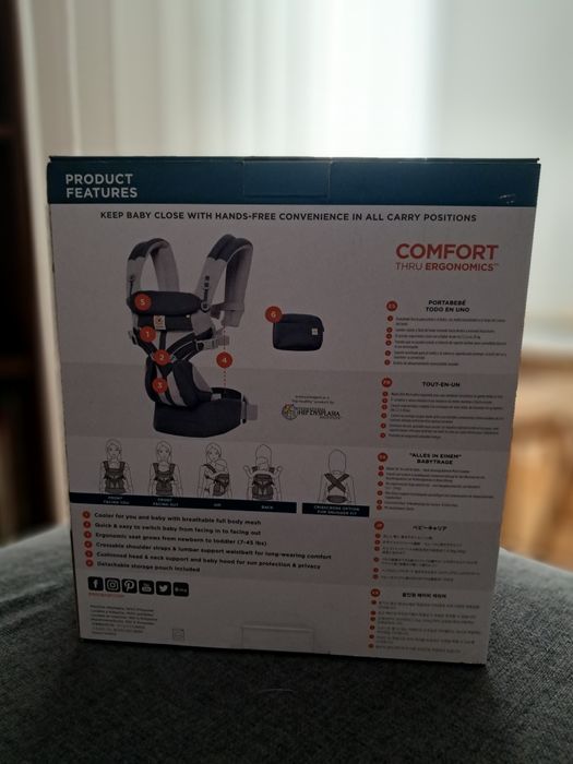 Marsúpio Ergobaby Omni 360 – Carbon Grey