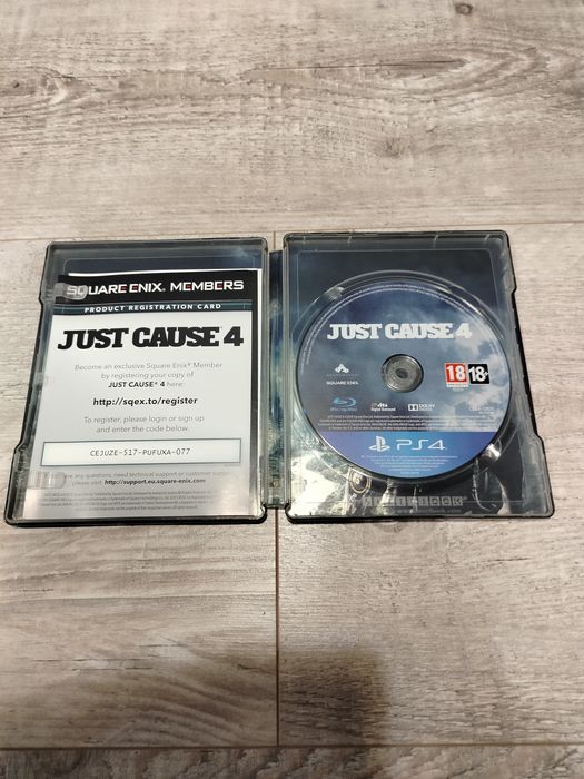 Gra just cause 4 steelbook ps4