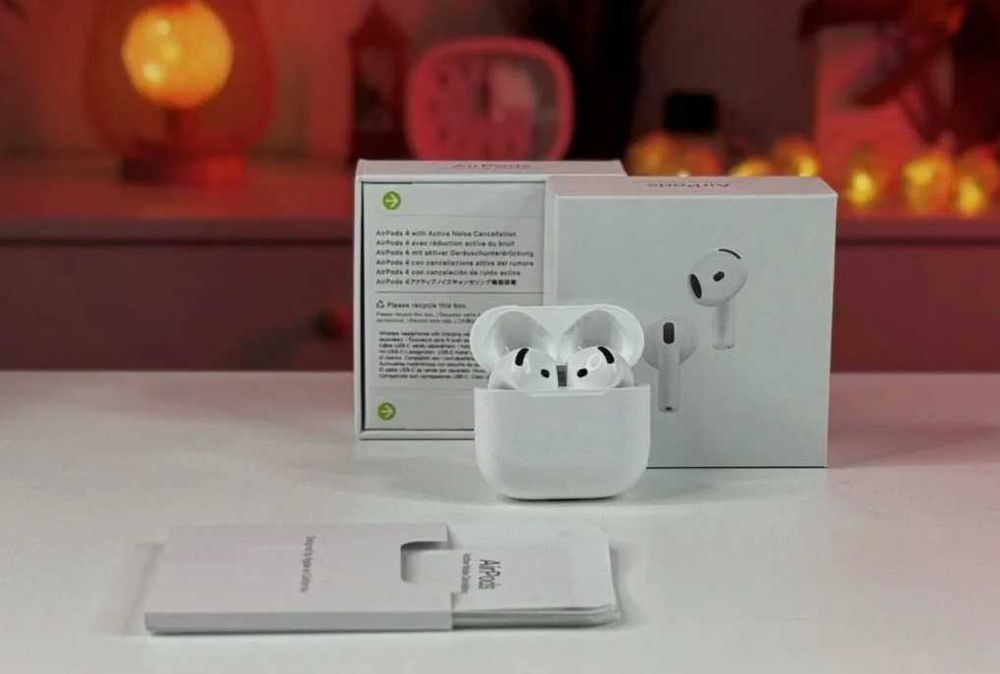 Бездротові AirPods 4 (2026) - наушники эпл аипродс 4 нового поколения
