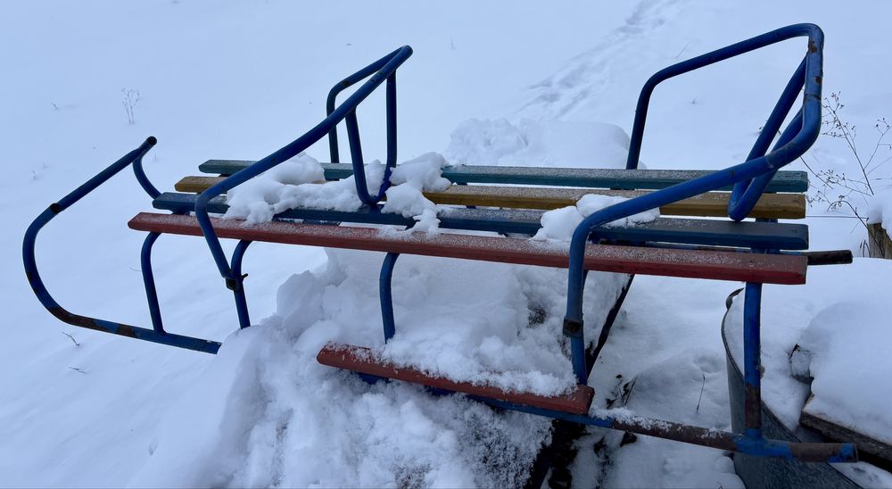 санки дитячі двомісні