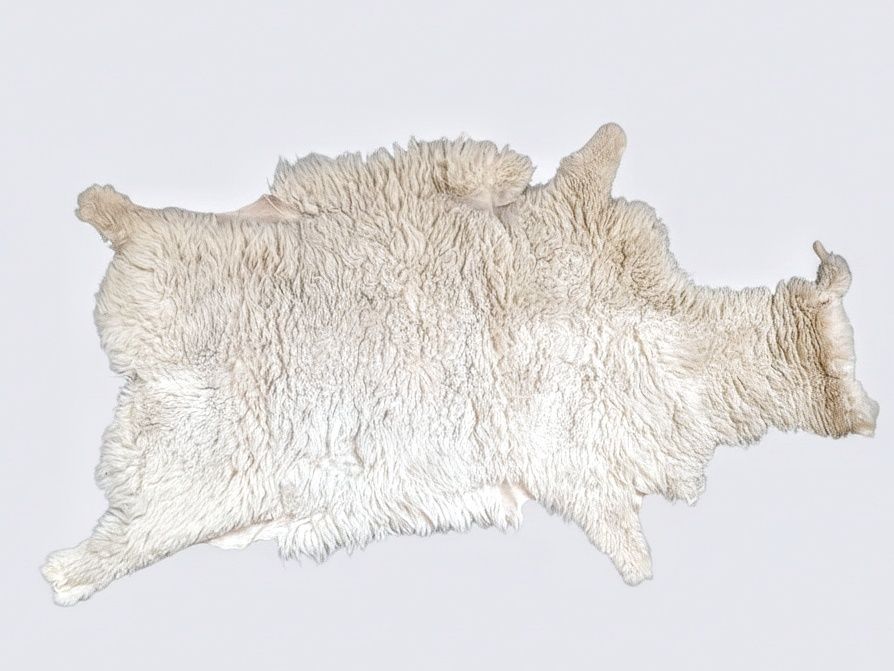 Tapete Pele de Ovelha Natural