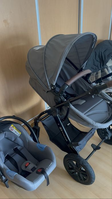 Carrinho com bebe conforto kinder kraft